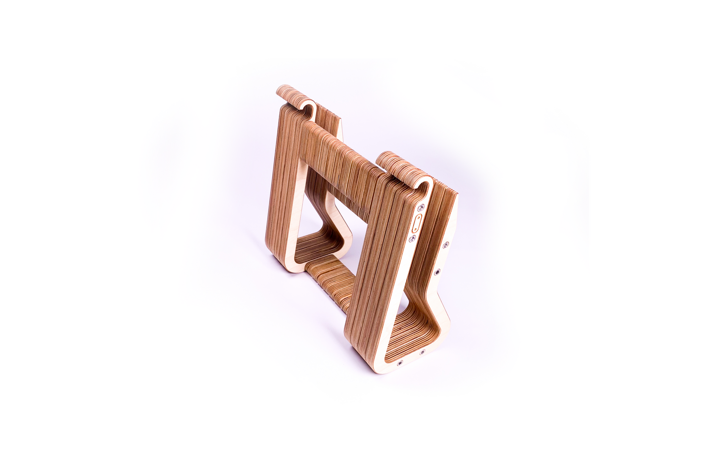 Plywood MacBook Ergonomic Stand by Plyformers