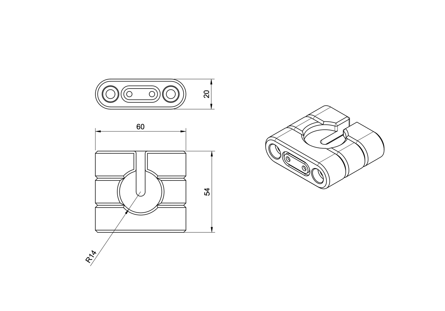 Pozioma stacja dokująca do ładowarki Apple Watch