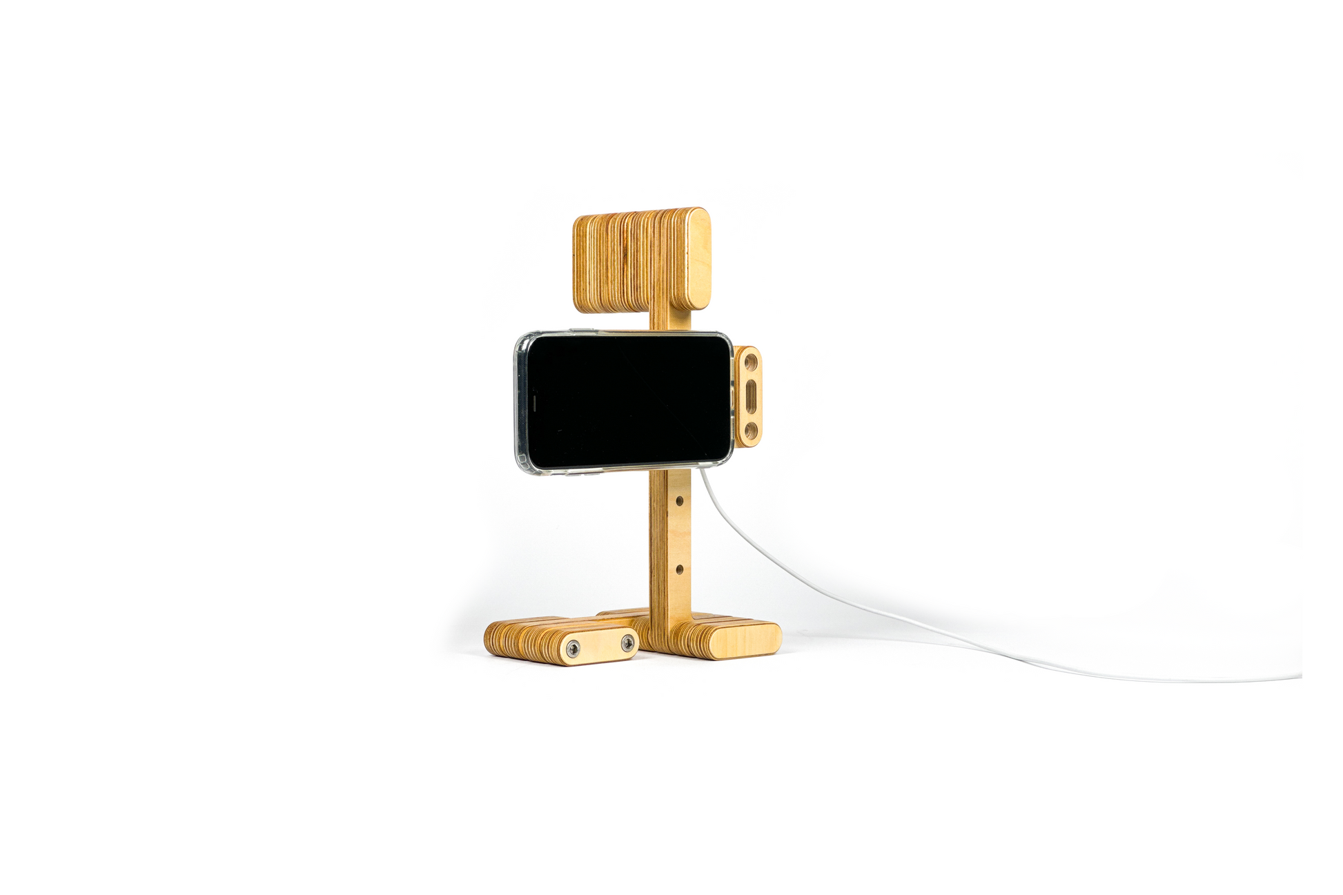 Plywood Headphone Stand Narrow Head by Plyformers