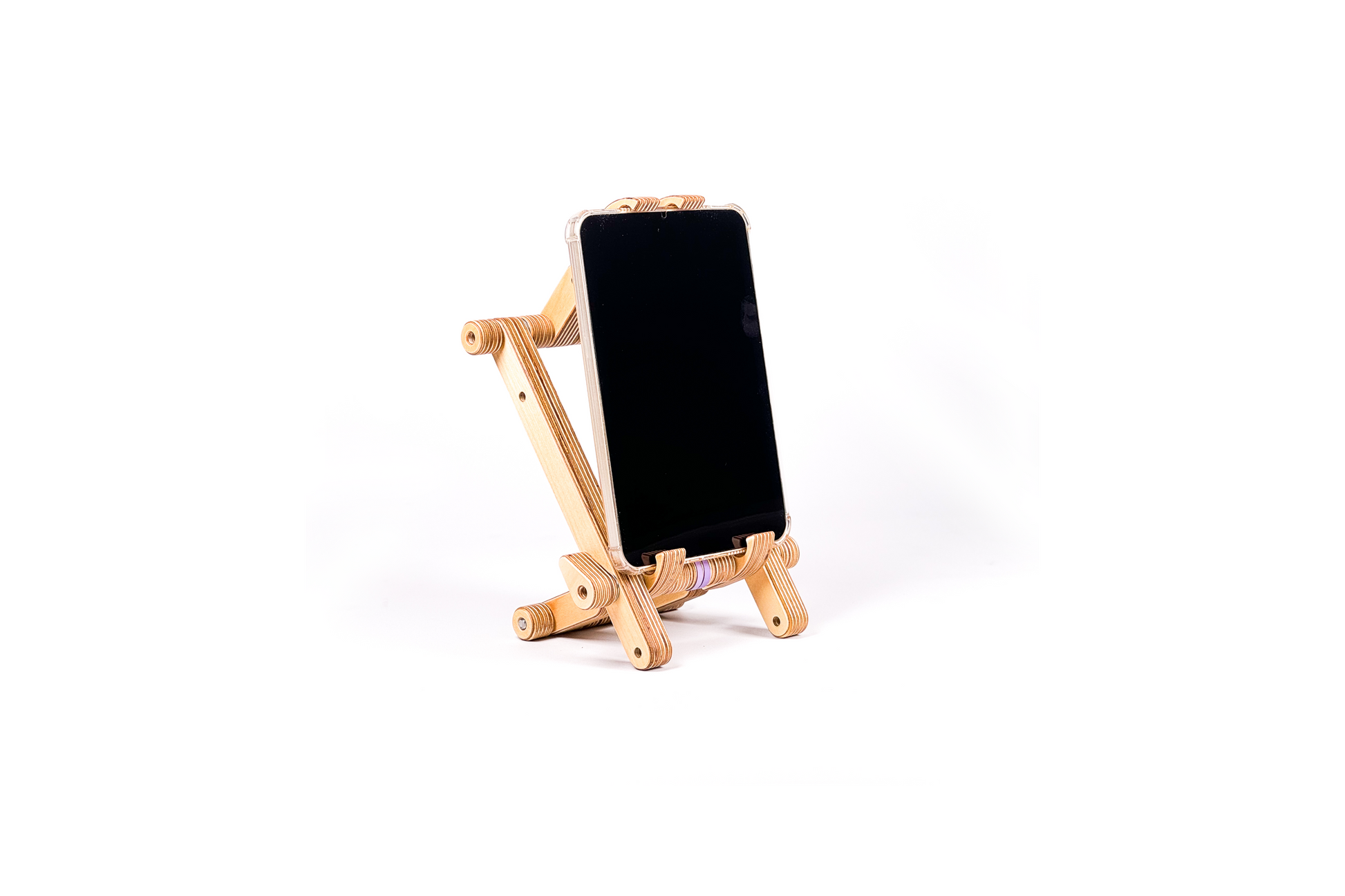 iPad Variable Angle Frame Plywood Stand With Lock by Plyformers