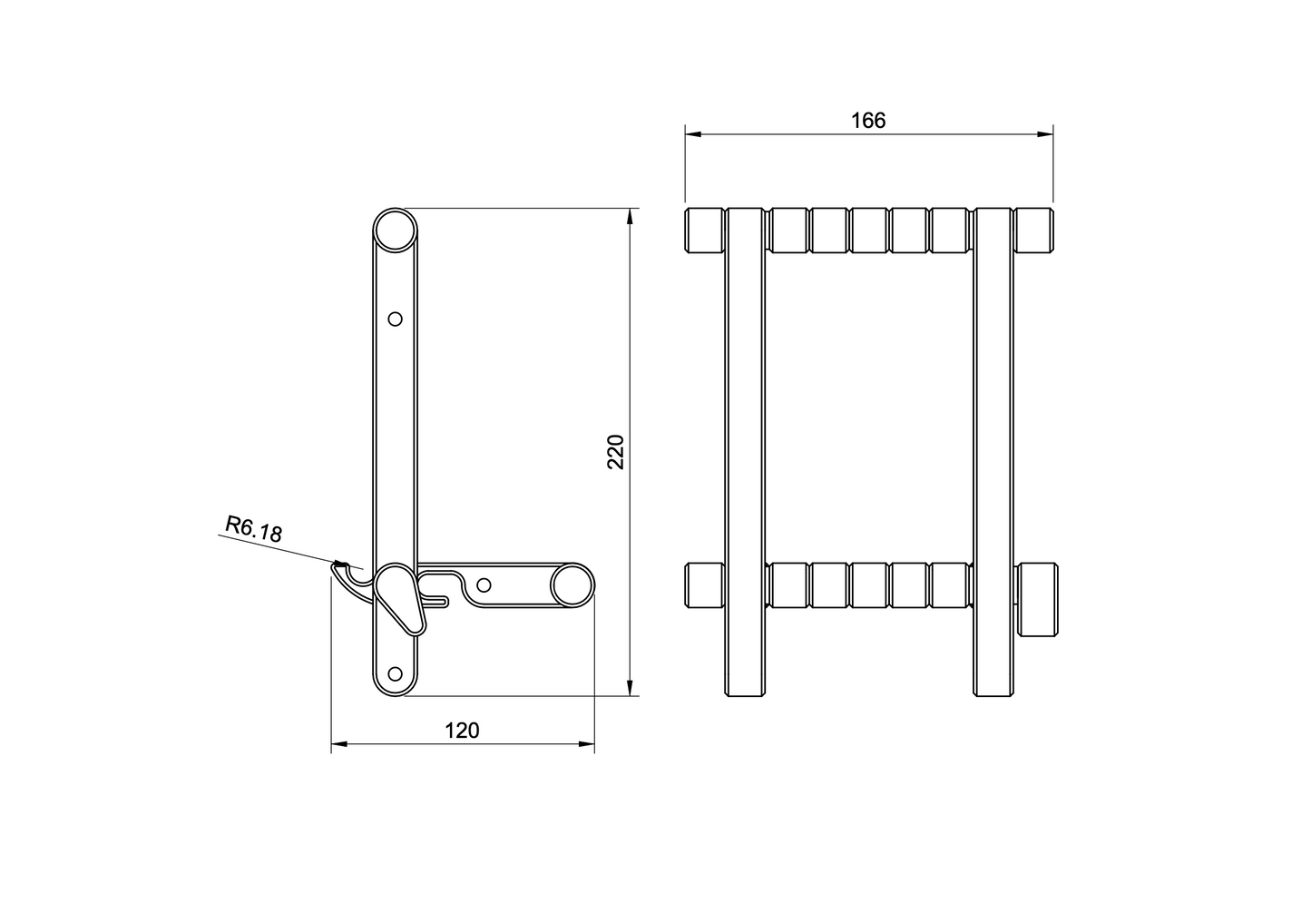 Apple iPad Variable Angle Frame Handmade Birch Plywood Stand