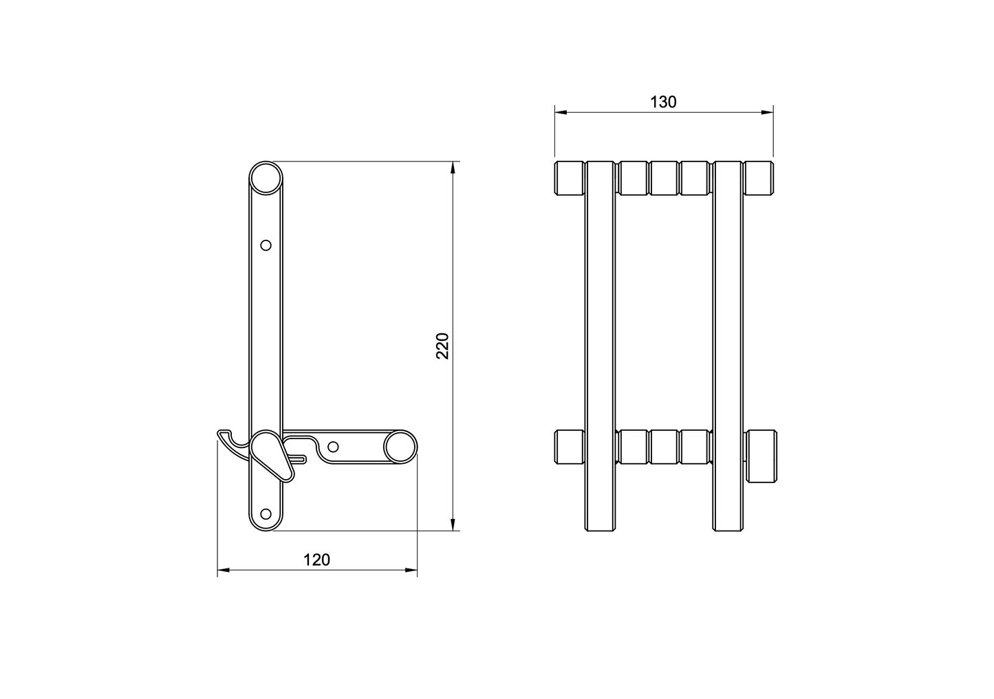 Apple iPad Variable Angle Frame Handmade Birch Plywood Stand