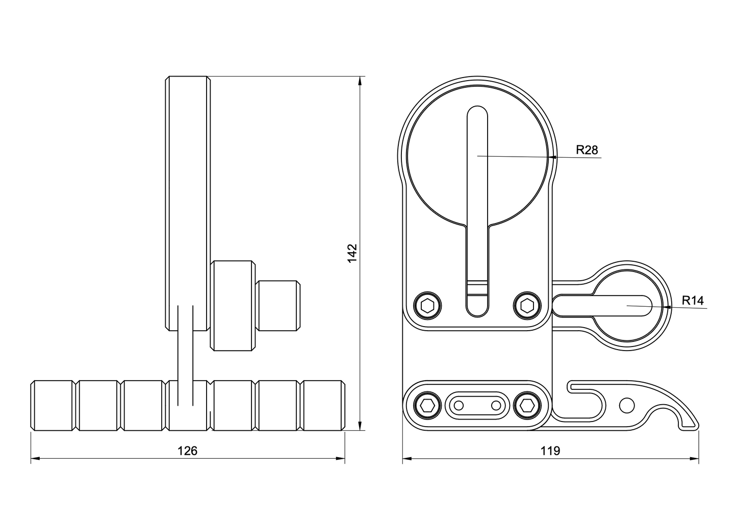 Stacja dokująca Apple MagSafe Ready z uchwytem i stojakiem pionowym