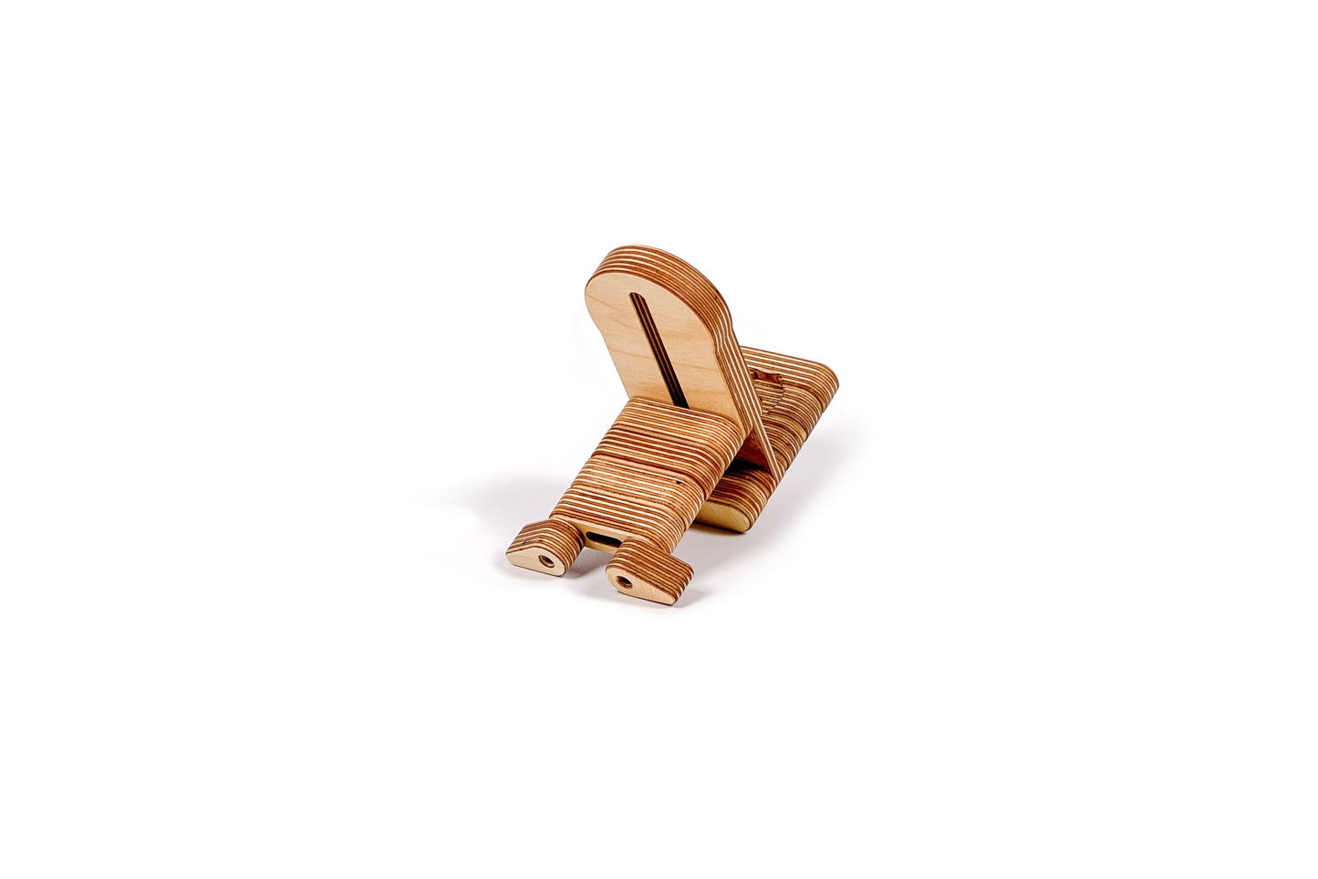 Plywood MagSafe Ready Dock With  Apple Watch Charger Horizontal Dock by Plyformers