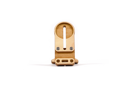 Plywood Apple MagSafe Ready Dock With Tilted Stand by Plyformers