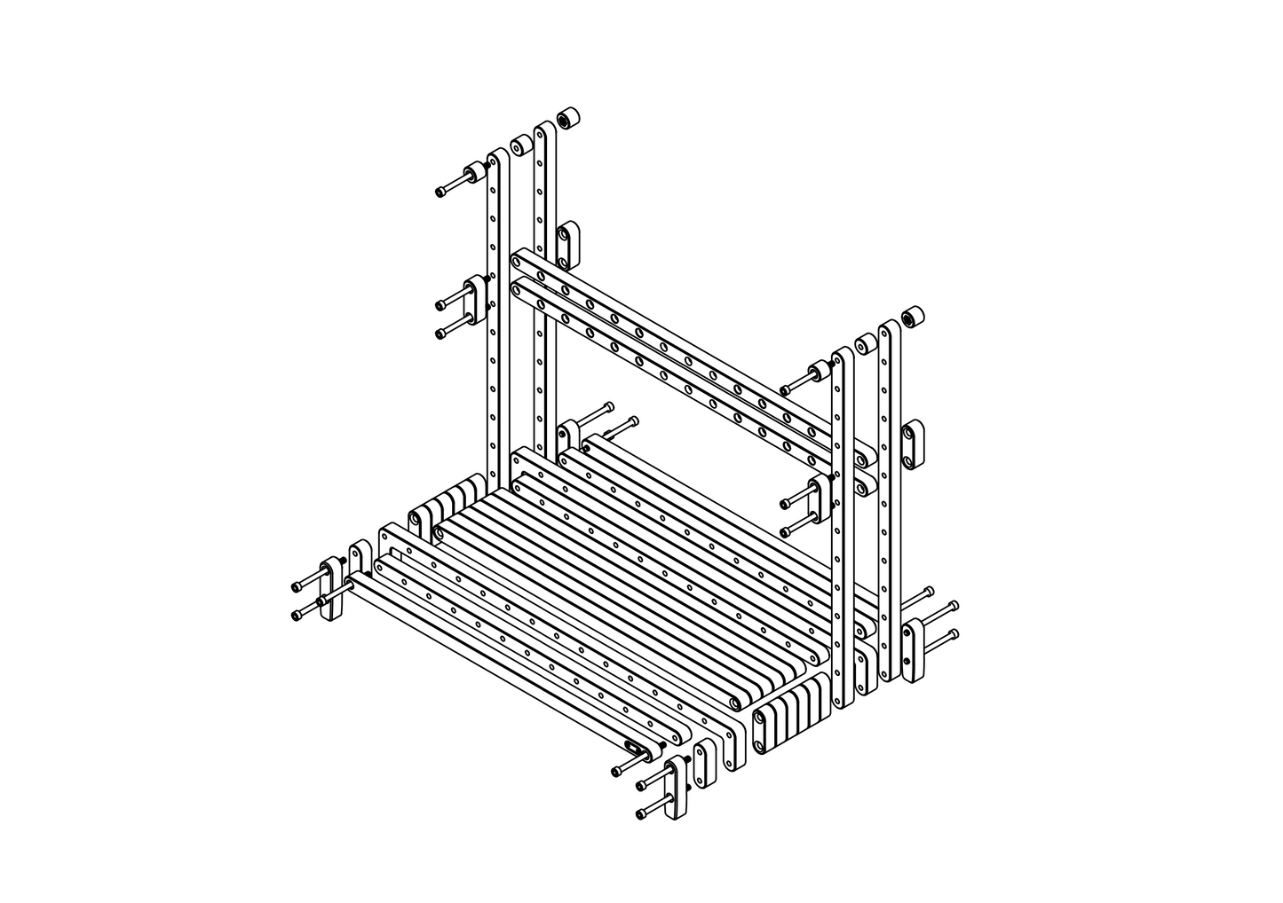 Plywood Monitor Stand with VESA 100 mount